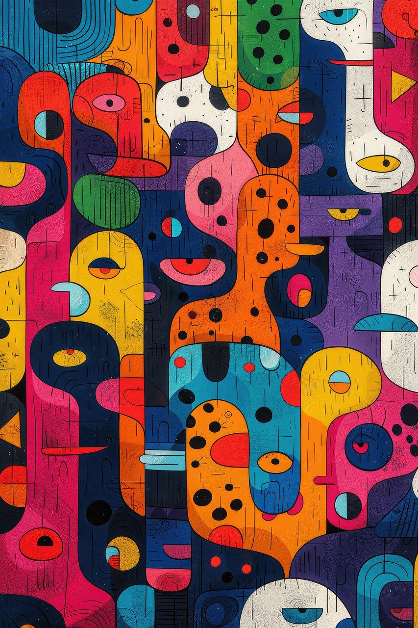 AI生成的抽象艺术作品